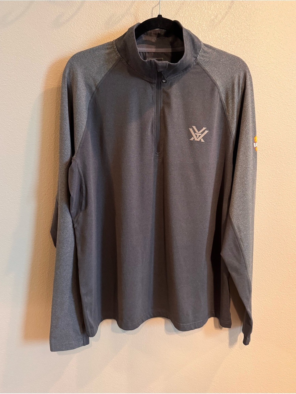 VTX Men's Heather Gray Lightweight Quarter-Zip Pullover